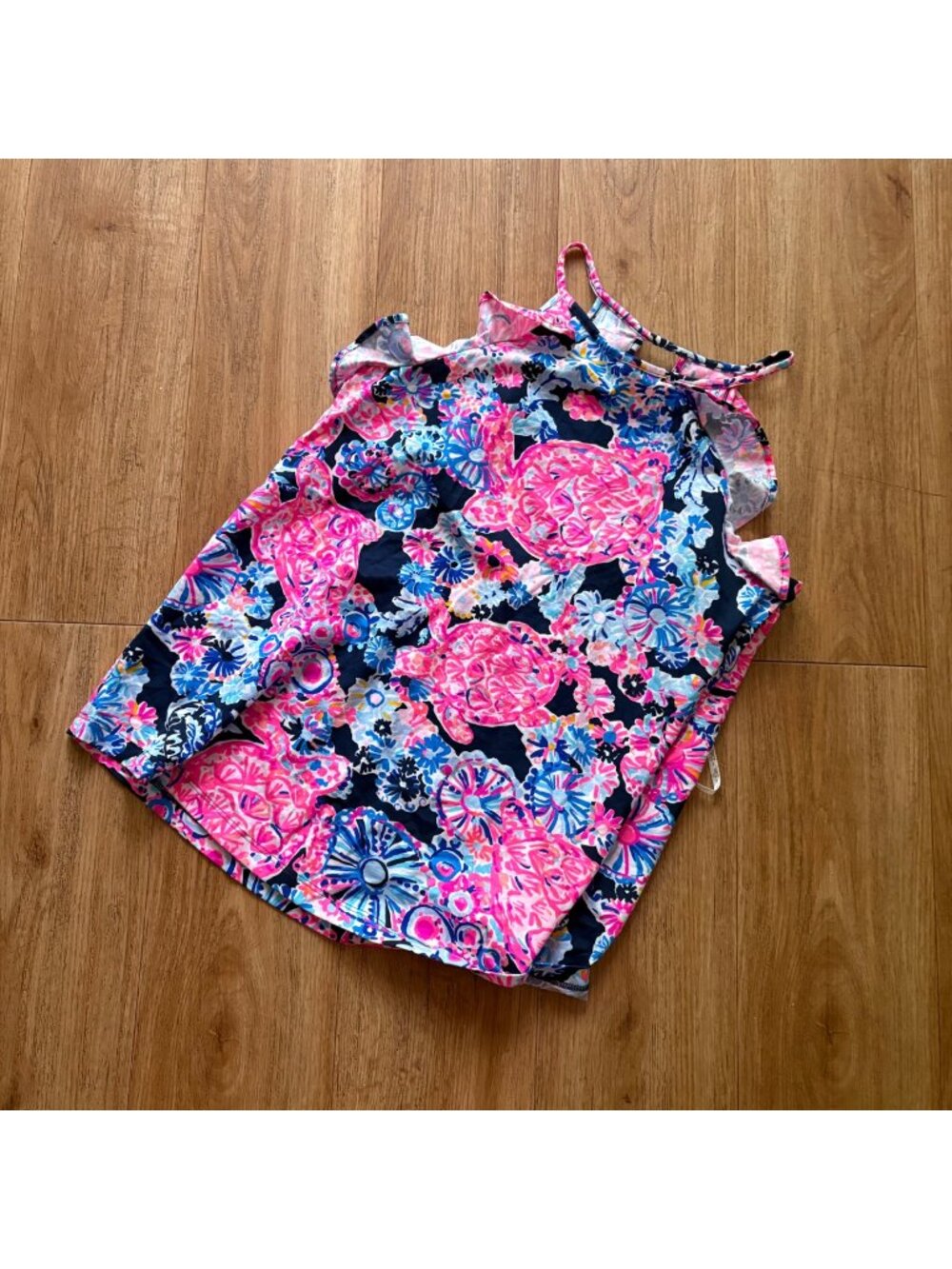 Lilly Pulitzer Billie Sleeveless Blouse High Tide Multi NWT Women’s Size XS